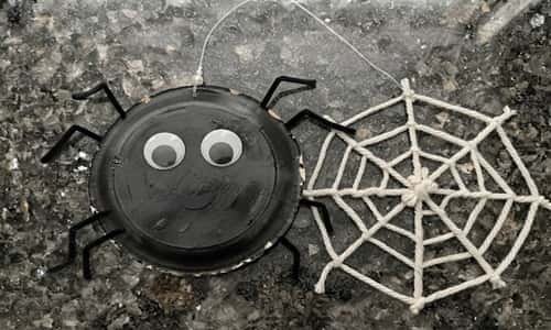 Step 5 - Create a Fun Hanging Spider Web Display