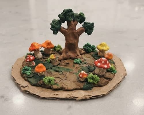 1. Tiny Mushroom Forest Diorama