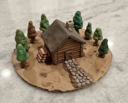 10. Cozy Woodland Cabin