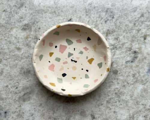 10. Terrazzo Clay Ring Dish