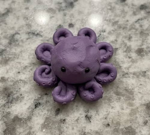 12. Mini Clay Octopus