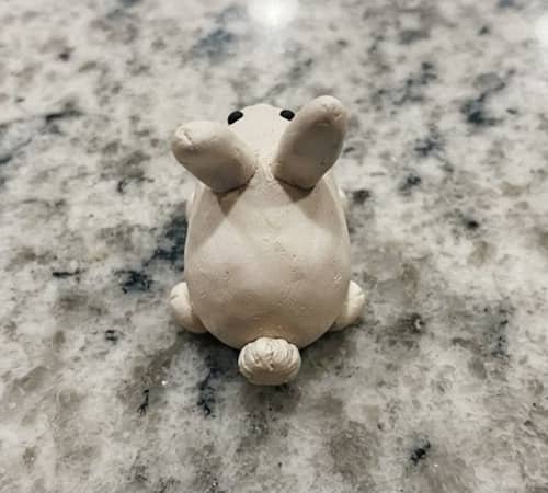 3. Mini Clay Bunny