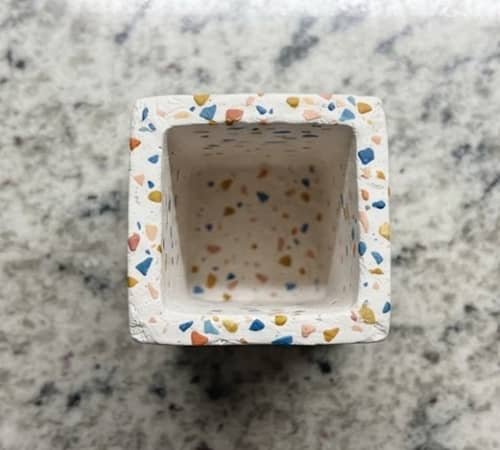 3. Terrazzo Clay Pencil Holder