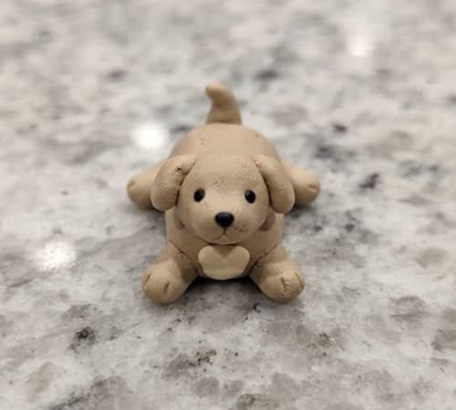 4. Mini Clay Puppy