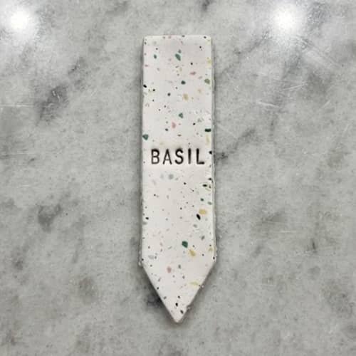 6. Terrazzo Clay Plant Marker