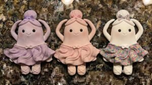 Air Dry Clay Ballerina Ghost Disguise Craft - featured