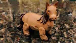 Air Dry Clay Horse Craft - featured