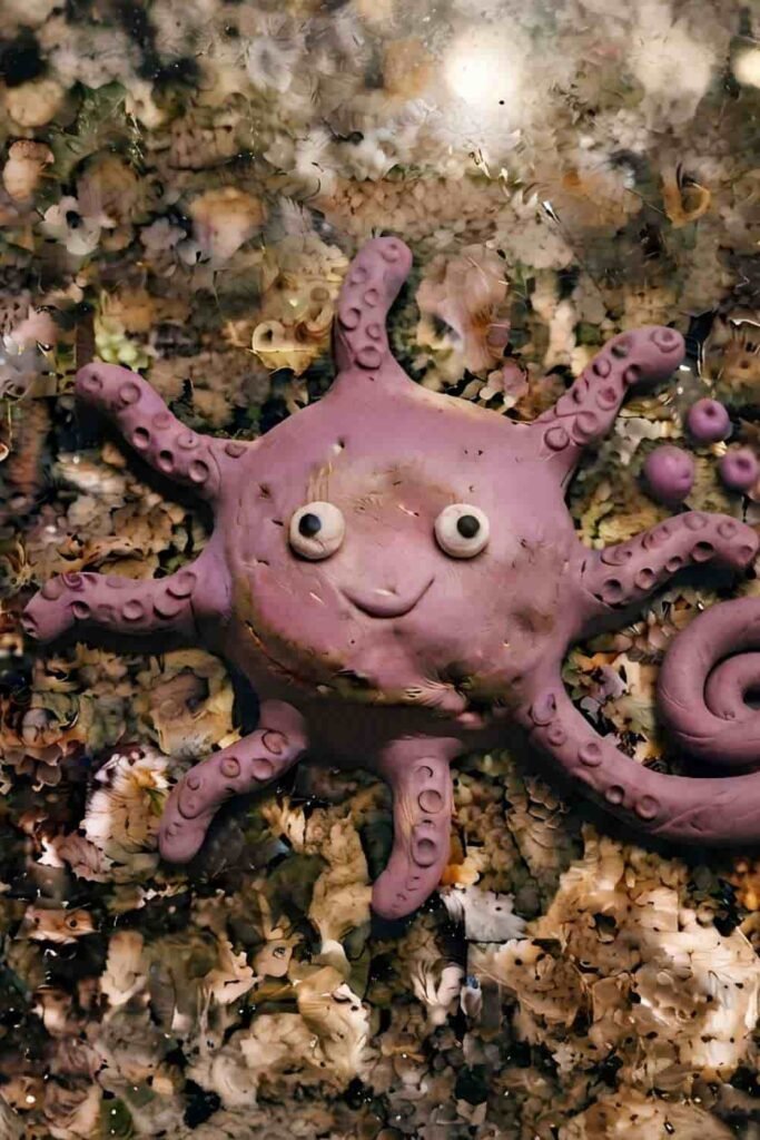 Air Dry Clay Octopus Craft