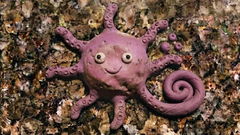 Air Dry Clay Octopus Craft - featured