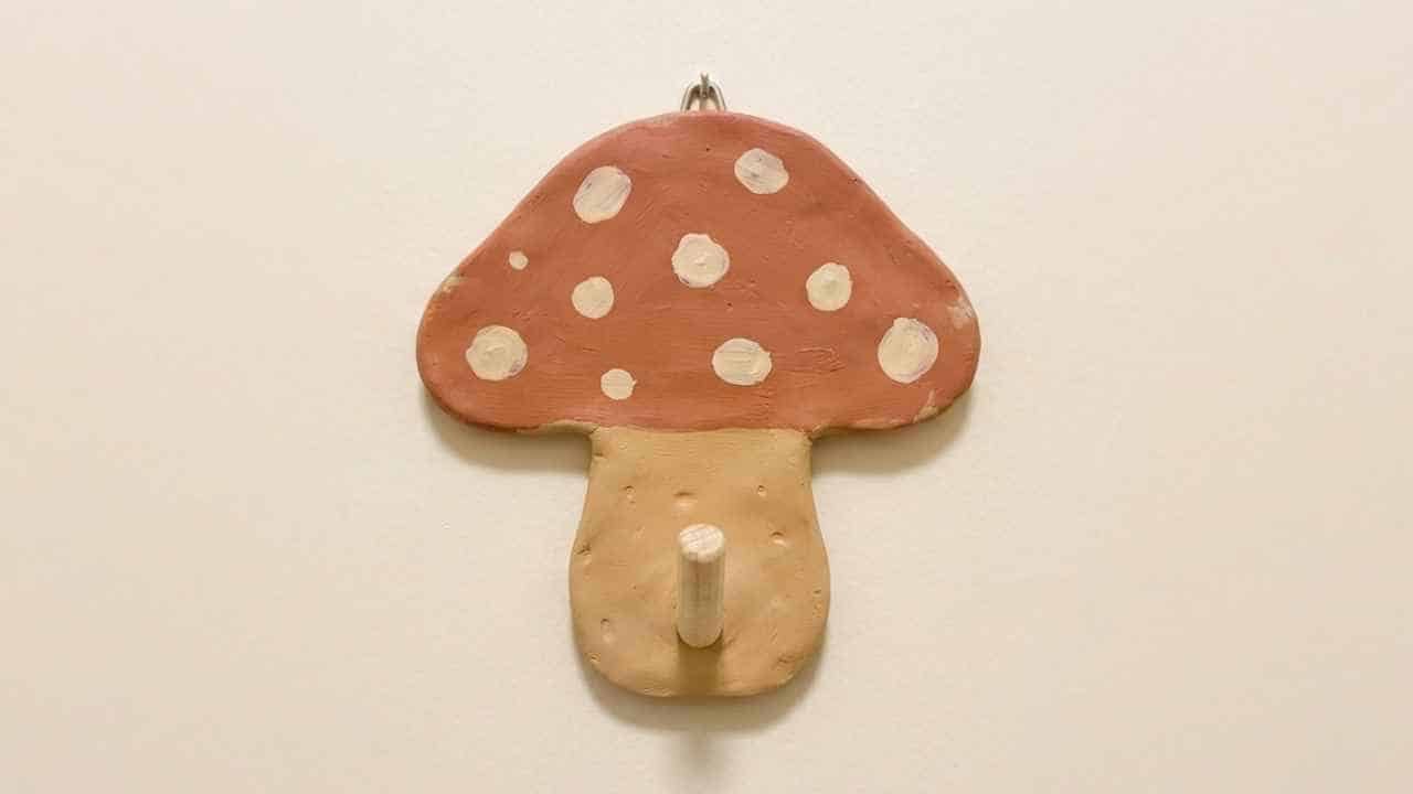 Air Dry Clay Wall Hook - featured