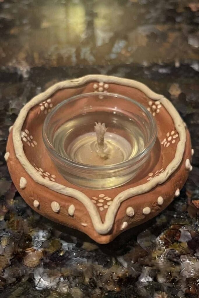 Diwali Clay Diya Using Air Dry Clay