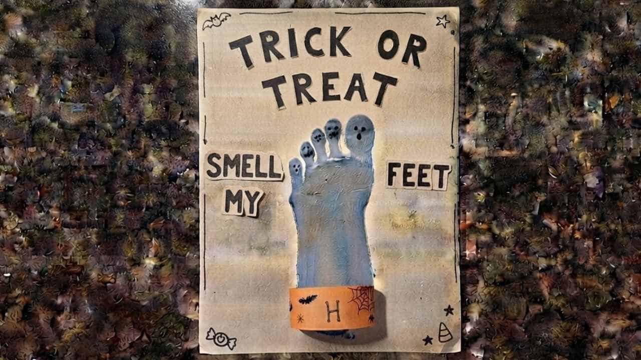 Fun Trick Or Treat Smell My Feet Craft