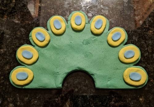 Step 2 - Add the Colorful Peacock Eye-Spots