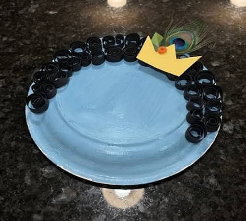 Step 2 - Make Baby Krishnas Hair And Crown