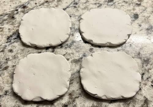 Step 2 - Roll Each Piece Into a Flat Slab