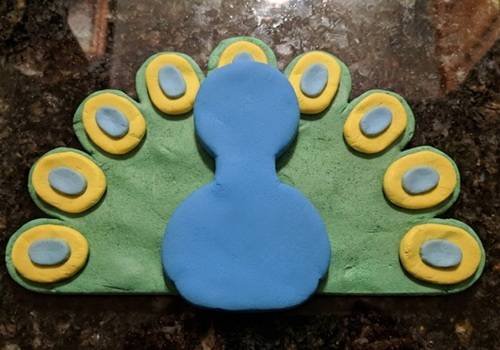 Step 3 - Shape the Blue Turkey Body