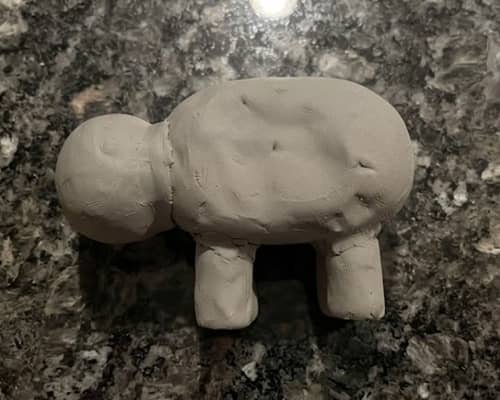 Step 3 - Shape the Elephants Head