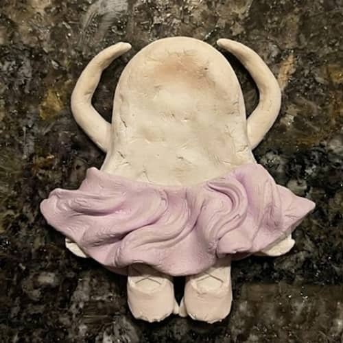 Step 4 - Make the Swirly Ghost-Ballerina Skirt