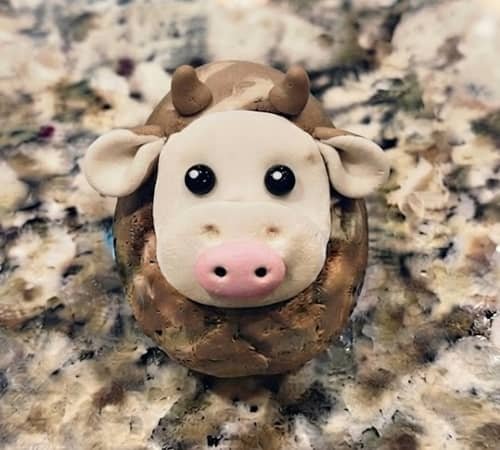 Step 5 - Add Cow Ears and Tiny Horns