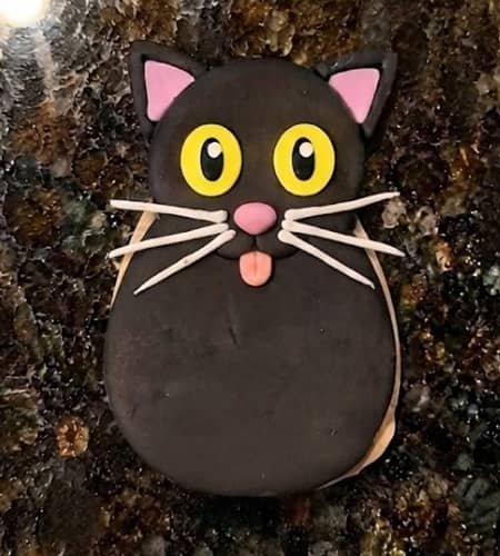 Step 5 - Add the White Whiskers
