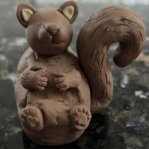 Step 5 - Give the Squirrel Four Little Feet