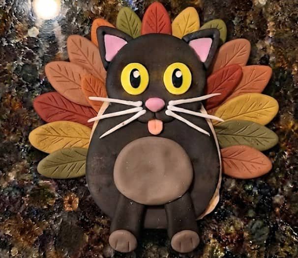 Step 7 - Give the Turkey Cat Its Tail
