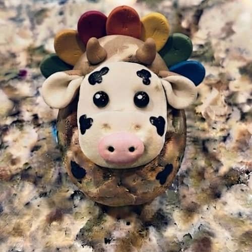 Step 7 - Hide the Turkey Tail Behind the Cow