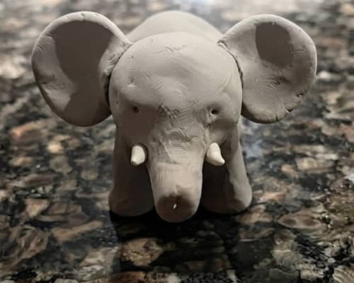 Step 7 - Let the Elephant Dry Completely
