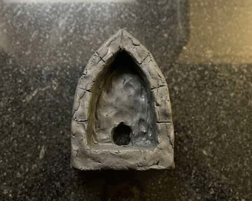 1. Crooked Gothic Arch Candle Holder
