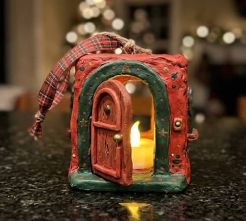 1. Tiny Elf Door Lantern