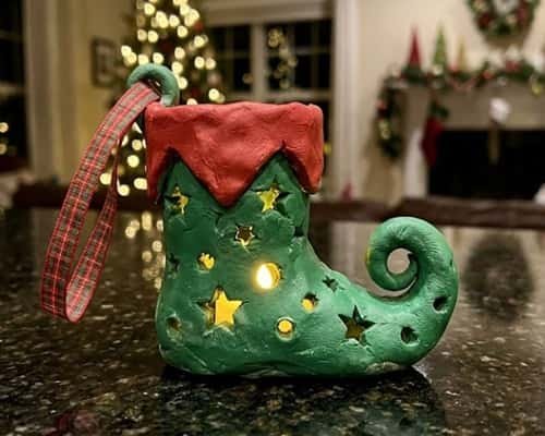 10. Elf Boot Lantern