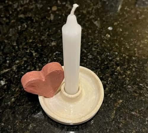 10. The Sweetheart Taper Candle Holder