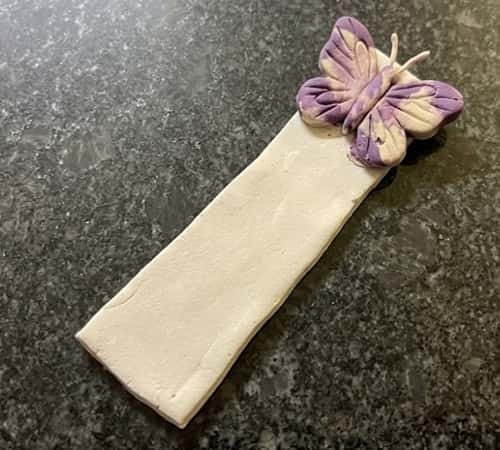 11. Clay Butterfly Bookmark