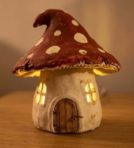 12. Storybook Fairy Mushroom Lamp