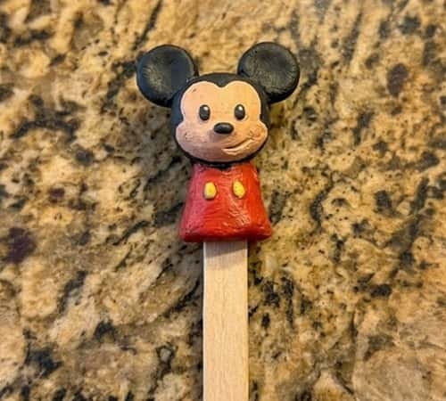 12. The Mini Mickey Clay Puppet