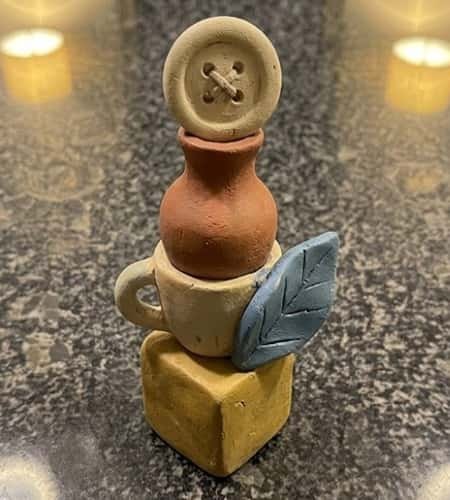 12. The Quirky Found Objects Totem