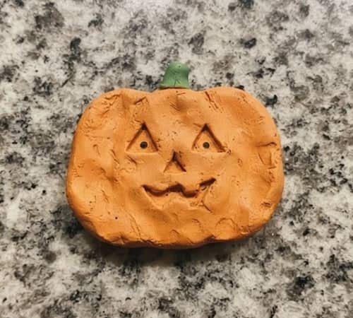 2. Mini Pumpkin Face Magnet