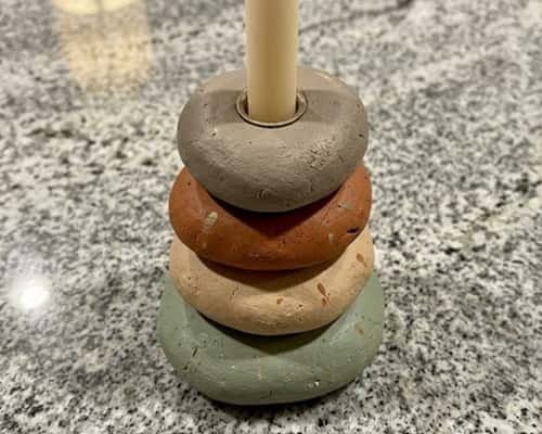 2. Pebble Stack Garden Totem