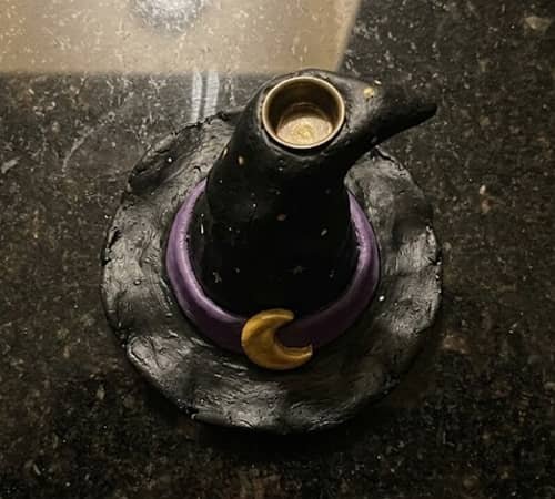 2. Tiny Witch Hat Incense Holder