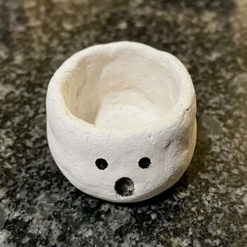 3. Ghost Face Mini Flower Pot