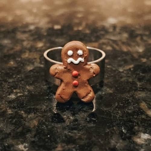 3. Mini Gingerbread Person Cuff