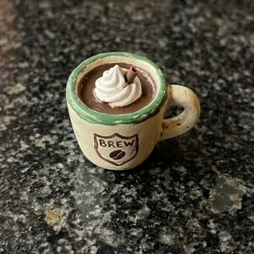 4. Clay Coffee Cup Miniature
