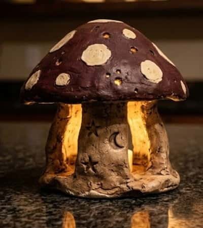 4. Witchy Mushroom Lantern