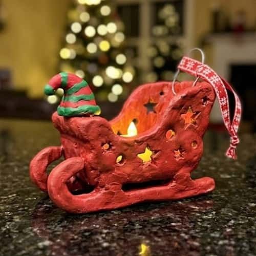5. Elf Sleigh Lantern