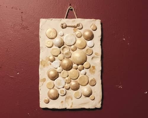 6. Clay Champagne Bubble Wall Art