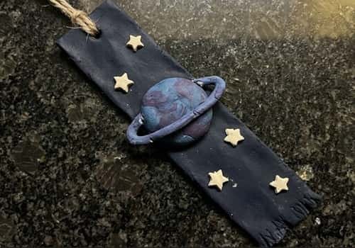 6. Clay Planet Bookmark
