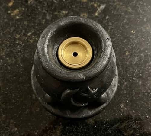 6. Mini Cauldron Clay Incense Holder