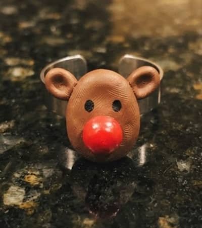 6. Rudolph Reindeer Cuff