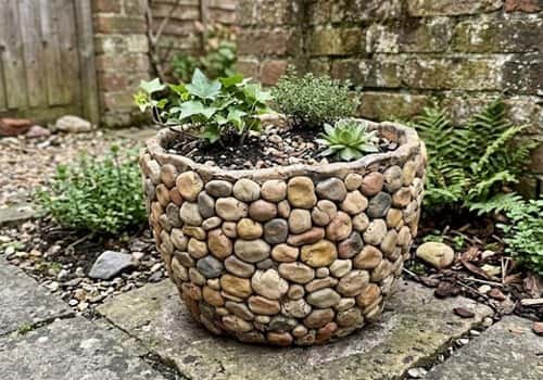6. Textured Pebble Pot