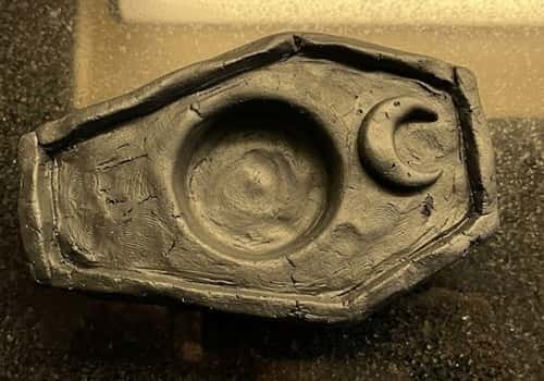 6. Tiny Coffin-Shaped LED Holder
